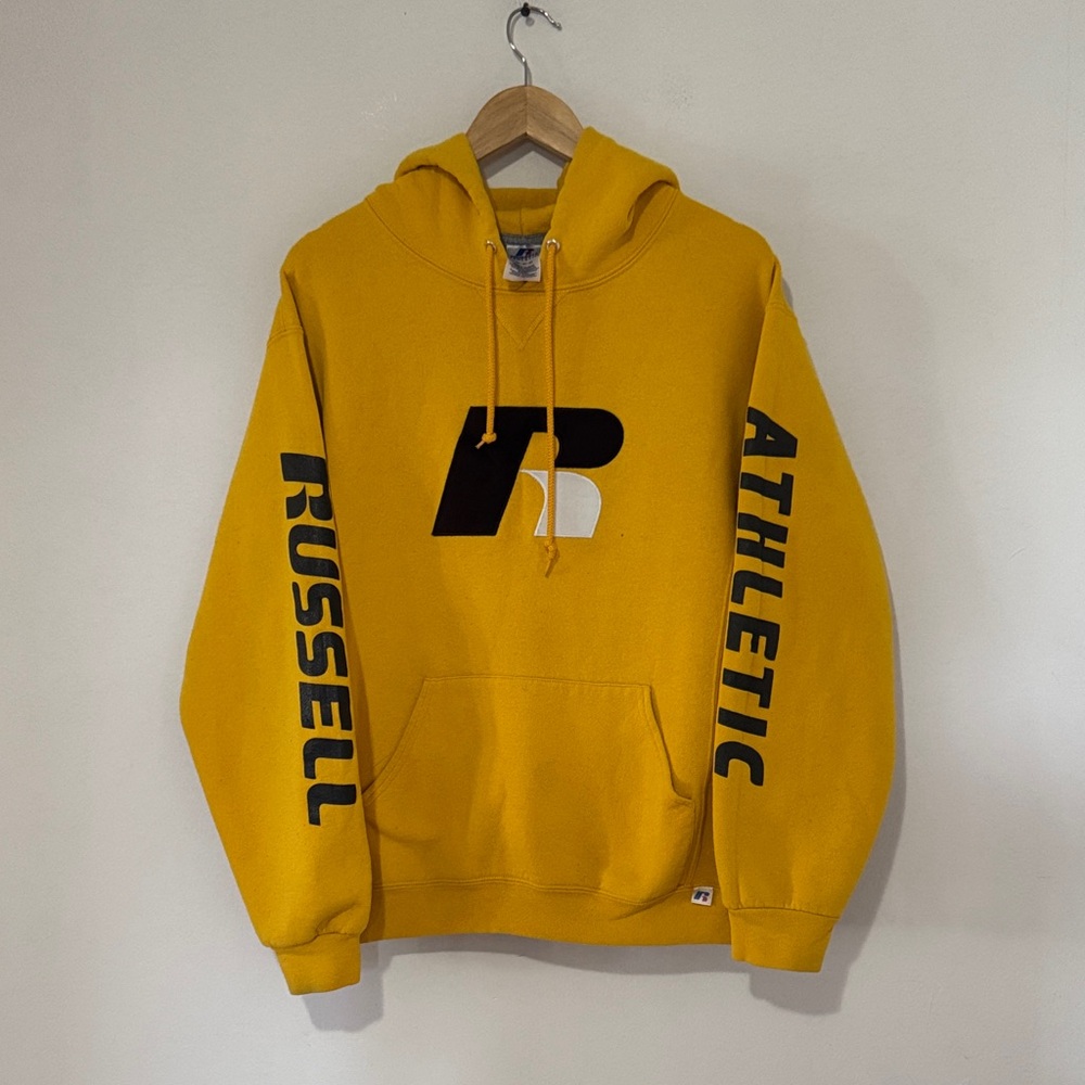 Russell Athletic Russell Logo Hoodie / Medium / Yellow